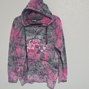 MV Sport Pink and Gray Hoodie